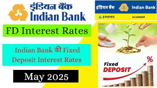 Indian Bank FD Interest Rates | Indian Bank Latest FD Interest Rates | FD Interest in Indian Bank