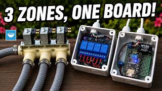 DIY 3-Zone Smart Irrigation with Tasmota and a Washing Machine Valve