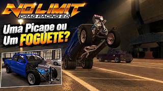 No Limit Drag Racing 2: UMA PICAPE OU UM FOGUETE screenshot 1