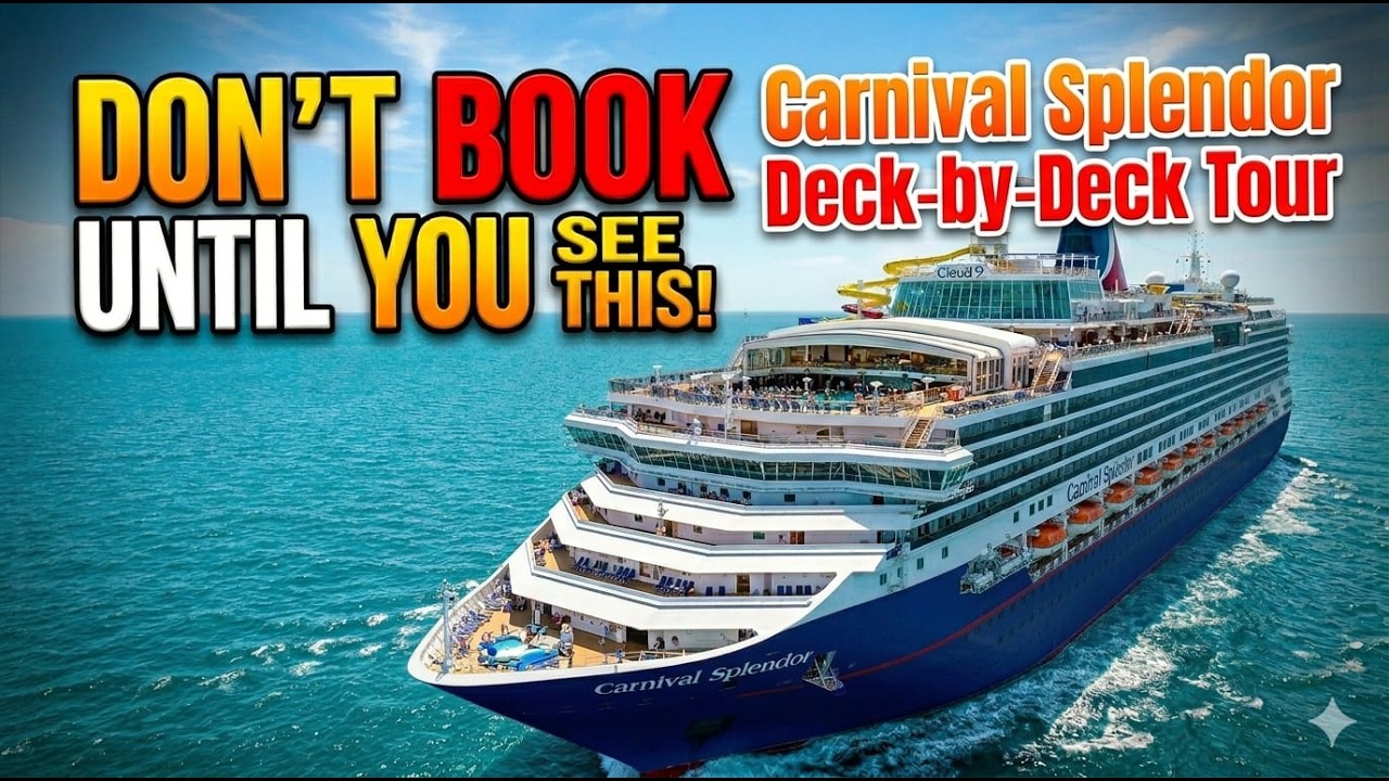 Carnival Splendor Tour: Everything You Need to Know (Deck-by-Deck Guide)