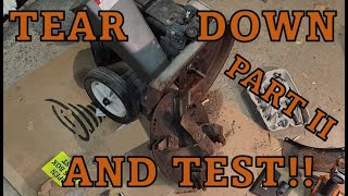 Will it Chip?  Craftsman Wood Chipper Part 2 of 2  Teardownand Testing