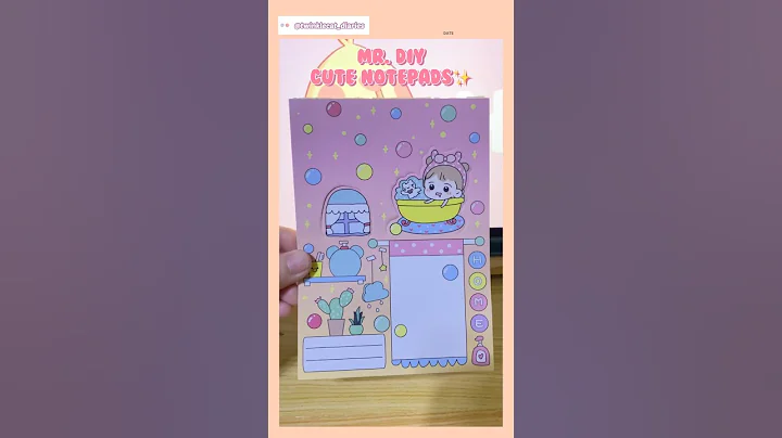 MR. DIY CUTE NOTEPADS 😍📝 #notepad #stationery #journal #scrapbooking #shorts