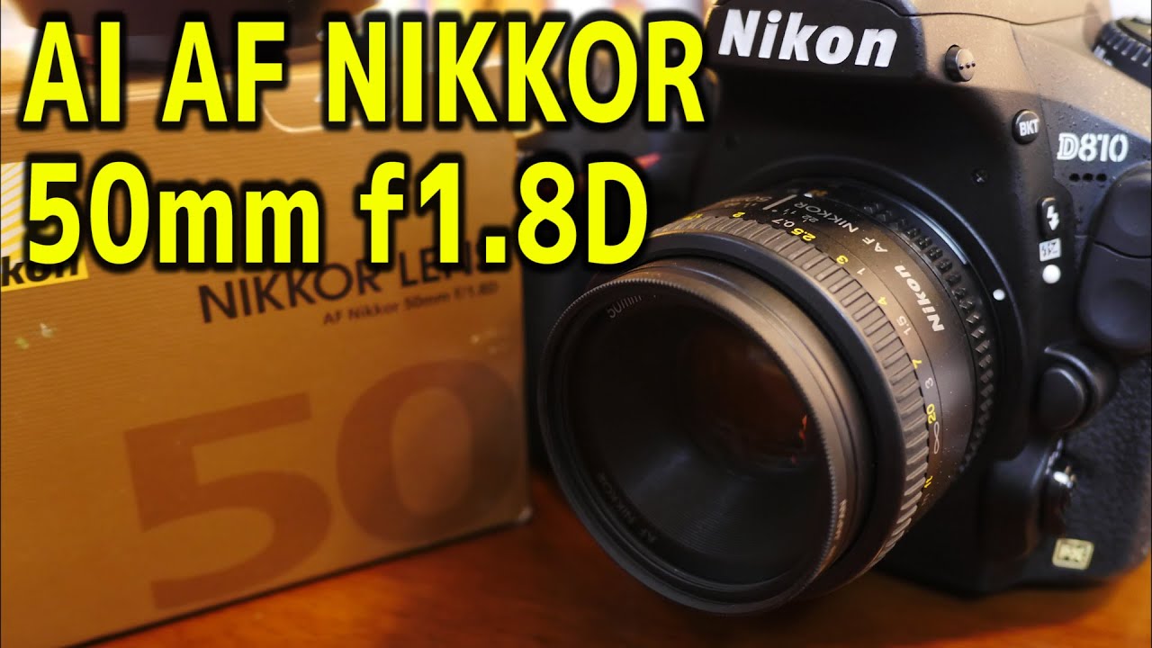 AI AF Nikkor 50mm f/1.8Dが来た！！これは軽いぞ！！