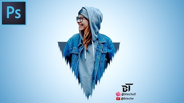 TRIANGLE POPOUT PORTRAIT IN PHOTOSHOP | PHOTOSHOP TUTORIAL