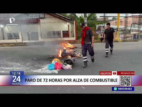 Iquitos: 72-hour strike over fuel price hikes