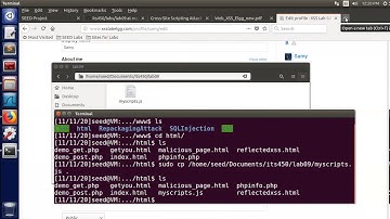 Lab09 SEED 1.0 Cross-Site Scripting Attack Lab I
