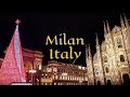 Christmas in Milan, Italy Last minute Shopping | Christmas Market | Light Show