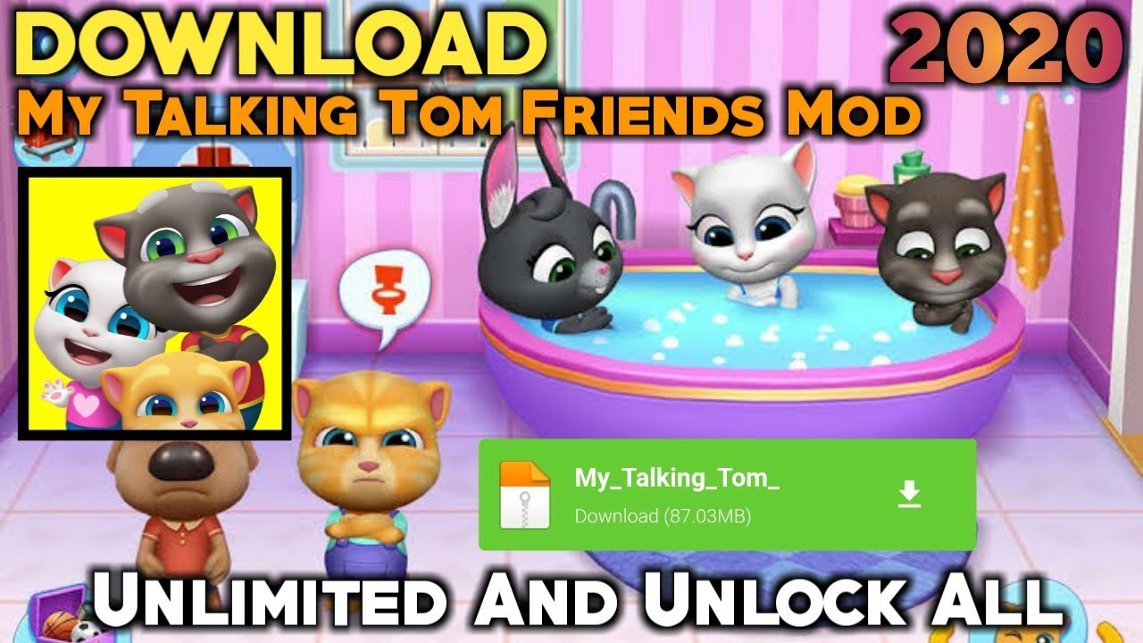 My talking tom friends mod apk