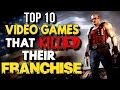 Top 10 Videogames that KILLED Their Franchise