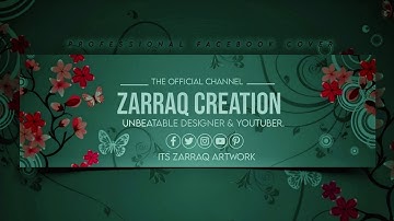 How To Design Facebook Cover Photo Glass font Editing On Android PixelLab ps Touch | Zarraq Creation