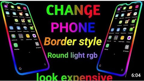 🔥Round Light Rgb | How To Set Border Light In Phone | Enable Led Notification Light | Styles Apps