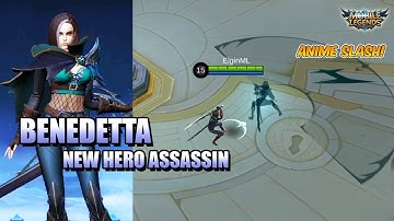 BENEDETTA NEW HERO IN MOBILE LEGENDS - TOO MUCH DASH SKILLS - MLBB