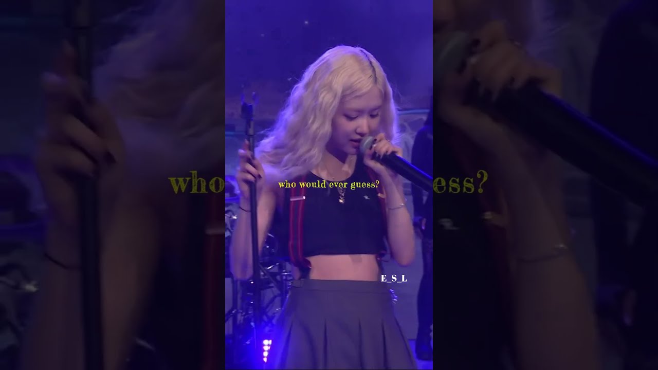 ROSÉ - toxic till the end | #performance #rosie #blackpink #lyrics #toxictilltheend #edit
