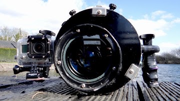 GoPro HERO3 Black edition (protune mode) vs Canon HF S10 side by side underwater test. Full HD.