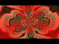 10 hours Neon Tunnel Vj Loop 4K UHD 60FPS Red Orange Screensaver Animation