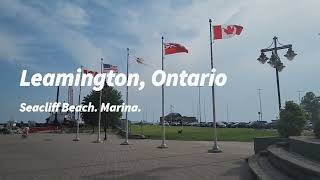 Seacliff Beach and Marina in Leamington, Ontario, Canada