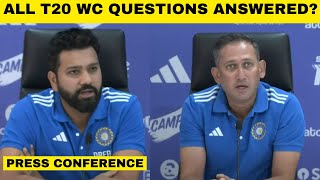 LIVE PRESS CONFERENCE: Rohit Sharma & Ajit Agarkar answer all questions on India T20 World Cup squad screenshot 5