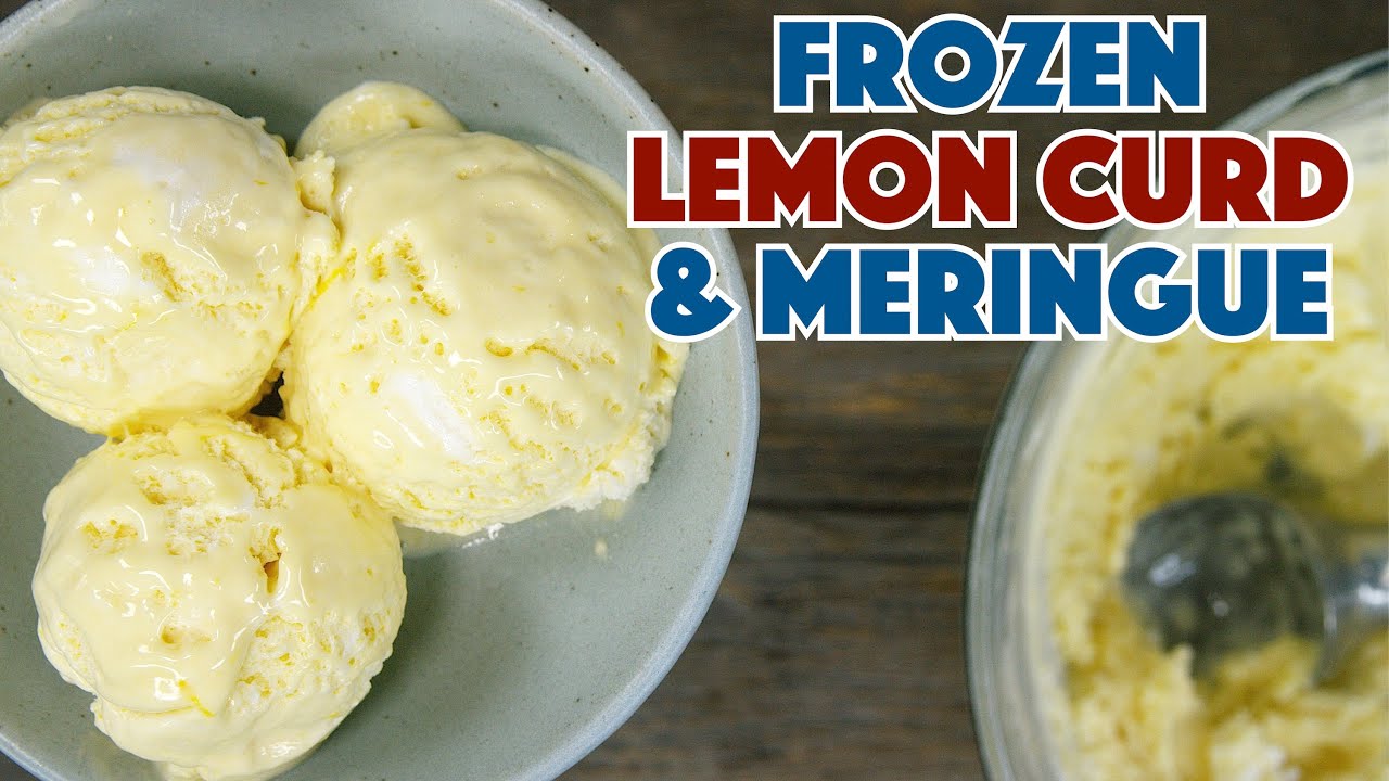 Amazingly Refreshing! Lemon Curd And Meringue -Virtually No Dairy-  