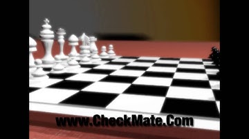 Chess board created in 3D Max