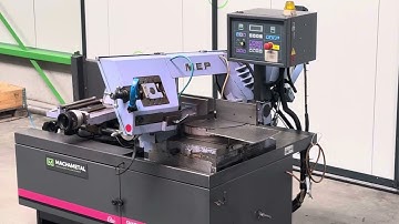 MEPP Shark 320 AX Bandsaw automat mitre cutting gehrung verstek zaag bandsaege MACH4METAL 2-2 7563