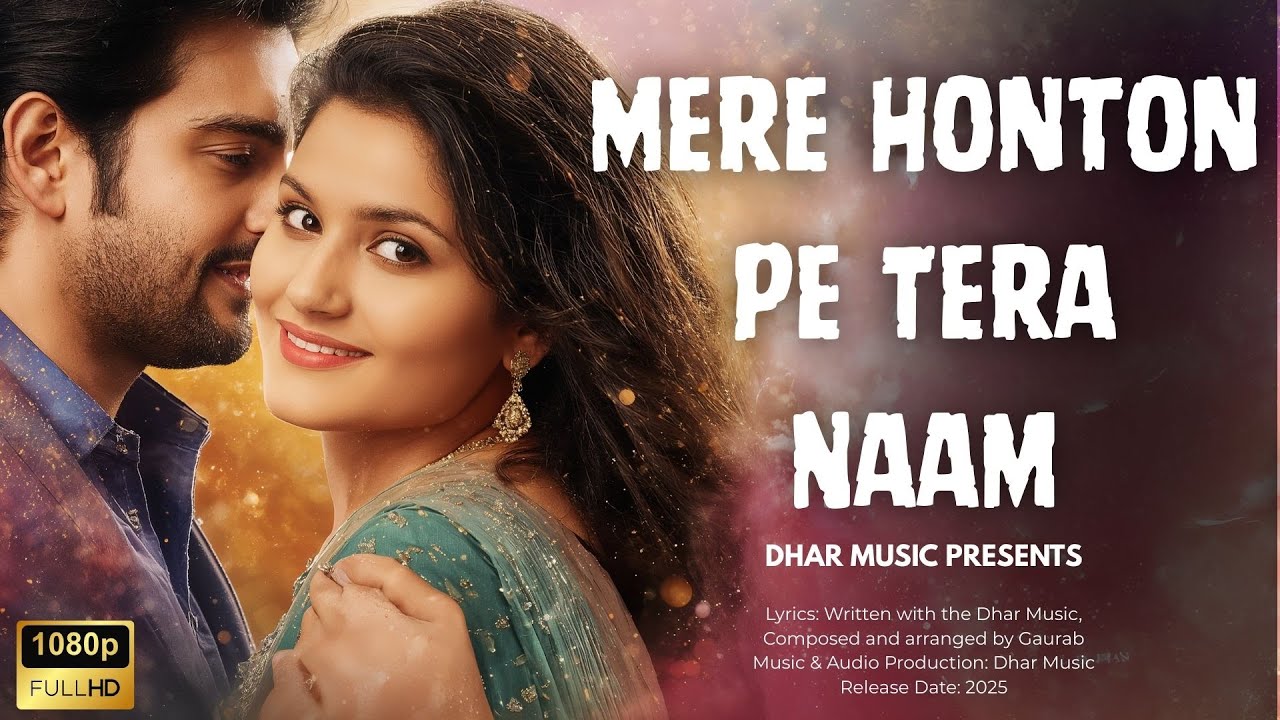 🎵Mere Honton Pe Tera Naam Hai”” Bollywood Romantic Song 2025 | Dhar Music Hindi Presents 🎵