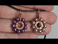 Copper Washer Flower Beaded Pendant Wire Wrapping Tutorial