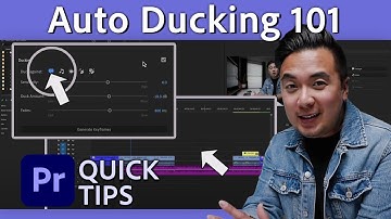 Auto Ducking in Premiere Pro Tutorial | Quick Tips with Sidney Diongzon | Adobe Video