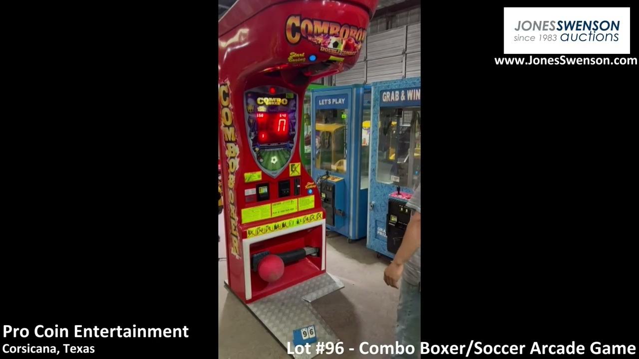 Lot 96 Combo Boxer Soccer Arcade Game YouTube