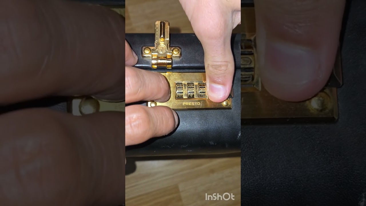 How to change combination on a Presto briefcase (easy) - YouTube