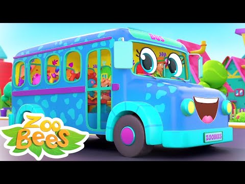 Wheels On The Bus | Finger Family | Children's Music | Baby Song Cartoon | Nursery Rhymes - Zoobees