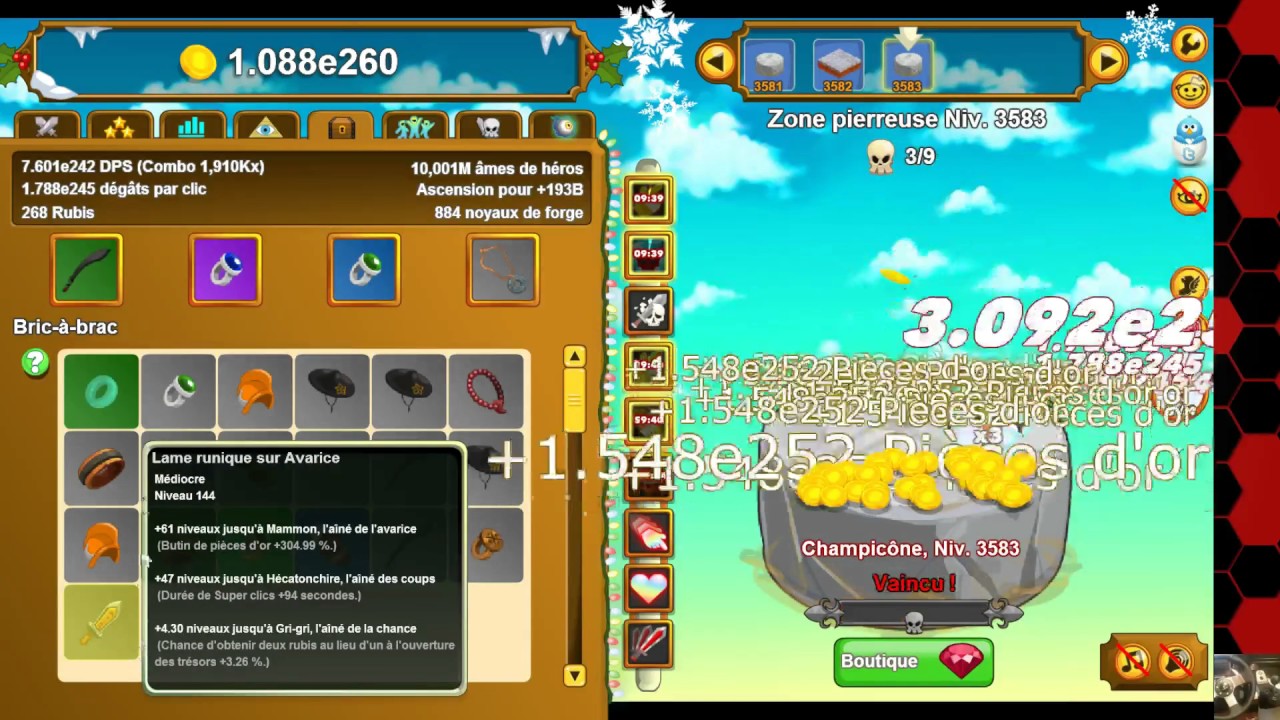 The Metal Christmas Tree (Clicker Heroes) Bowlleux