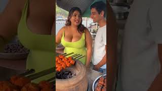 Tandoor Par Chicken Tandoori Orange Saree Beauty Desi Cooking Reel