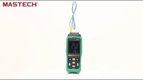 MASTECH MS6512A K/J Thermometer