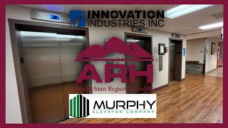 3 Modernized Murphy traction elevators at Harlan ARH hospital, Harlan Kentucky