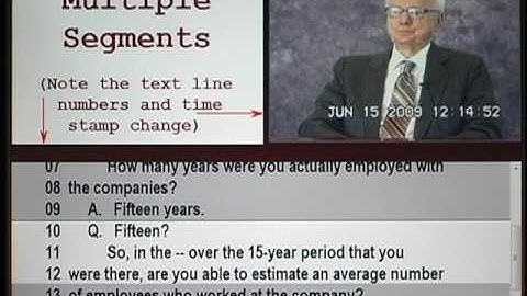 Synchronized Deposition Video Demonstration