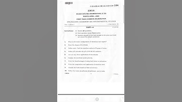 C-23 - REGULATION DIPLOMA - MARCH/APRIL - 2025 || APSBTET - QUESTION PAPER | ENGINEERING CHEMISTRY |