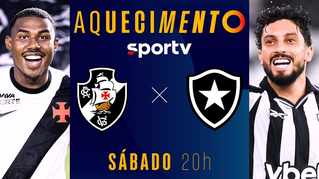 VASCO X BOTAFOGO | AQUECIMENTO AO VIVO | BRASILEIRÃO 2026 | #live | sportv