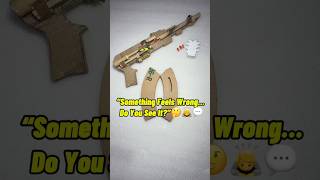 “Something Feels Wrong… Do You See It?!🤔🙇💬 #cardboardgun #semi #diy #insane #fyp #amazing #cool