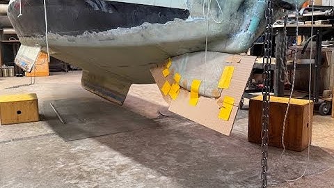 A change. Getting rid of the big rudder.