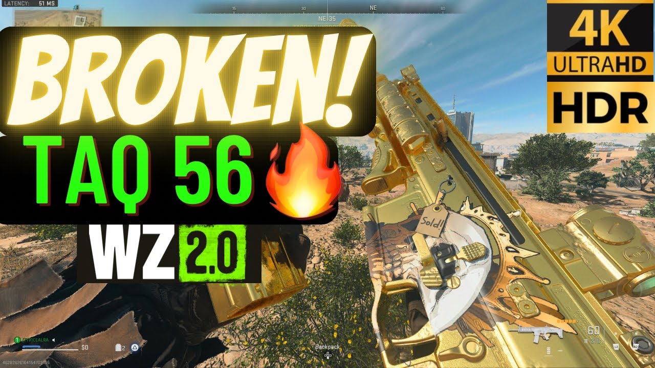*TAQ 56* es el mejor Fusil de Asalto Warzone 2 * Este bug me tiene ...