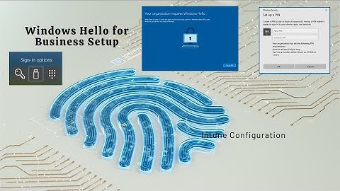 Windows Hello for Business setup via Intune #intune #msintune #education #m365 #online