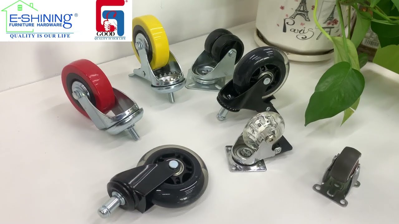 Rollerblade style wheel caster