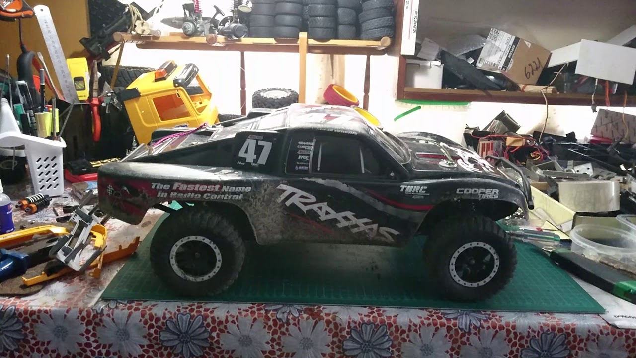 traxxas slash 4x4 shock oil