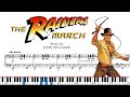 John WILLIAMS - The Raiders March piano sheet music (Indiana Jones Theme)