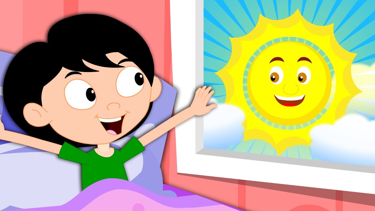 Wake Up Song Morning Song Kindergarten Nursery Rhymes For Kids