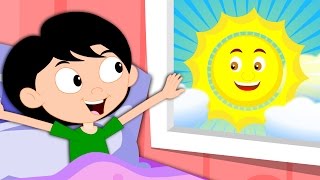 wake up song | morning song | kindergarten nursery rhymes for kids | cartoon videos for toddlers