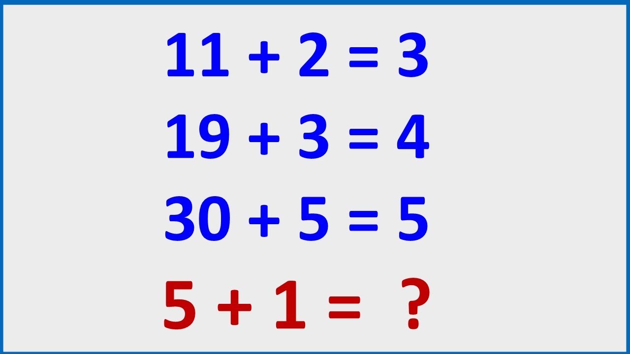 I Challenge You To Solve This Math Problem - YouTube