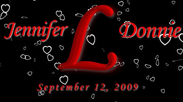 #3 Falling Hearts Monogram