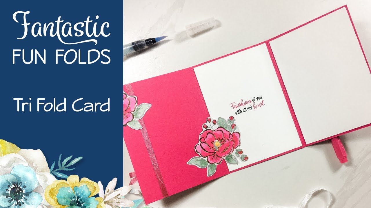 Fantastic Fun Folds - Tri Fold Card v1 - YouTube