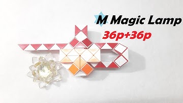 COMBINATION OF 2 SNAKE CUBE 36 PIECES - Magic Lamp